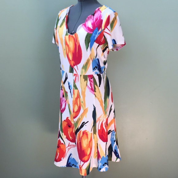 Phase Seven Women's Floral Dress Sz 18 - Picture 4 of 5